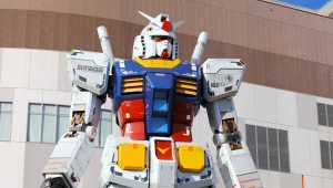 El Gundam RX-78 gigante capaz de moverse recibe dos récords Guinness
