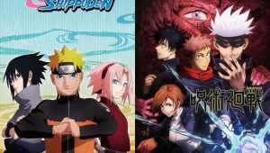 Naruto x Jujutsu Kaisen: Fusionan ambas obras recreando una escena clásica