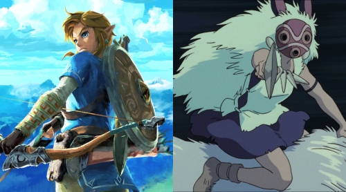 Zelda Breath of the Wild x Studio Ghibli