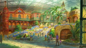 El parque temático de Studio Ghibli revela nuevas fotos de sus atracciones de ‘El Castillo Ambulante’ y ‘La Princesa Mononoke’
