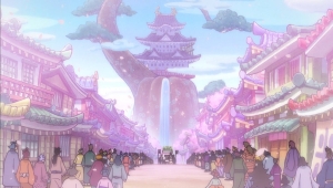 One Piece: Increíble recreación de la Capital de las Flores de Wano en Minecraft