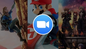 Fondos de pantalla ZOOM: Kingdom Hearts y Zelda dan vida a tus videoconferencias