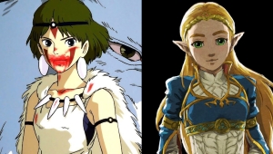 Zelda de Breath of the Wild se convierte en la princesa Mononoke gracias a estos fan arts