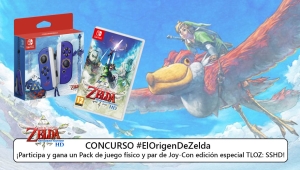 #ElOrigenDeZelda: Ganador pack con juego y Joy-Con edición especial The Legend of Zelda: Skyward Sword HD