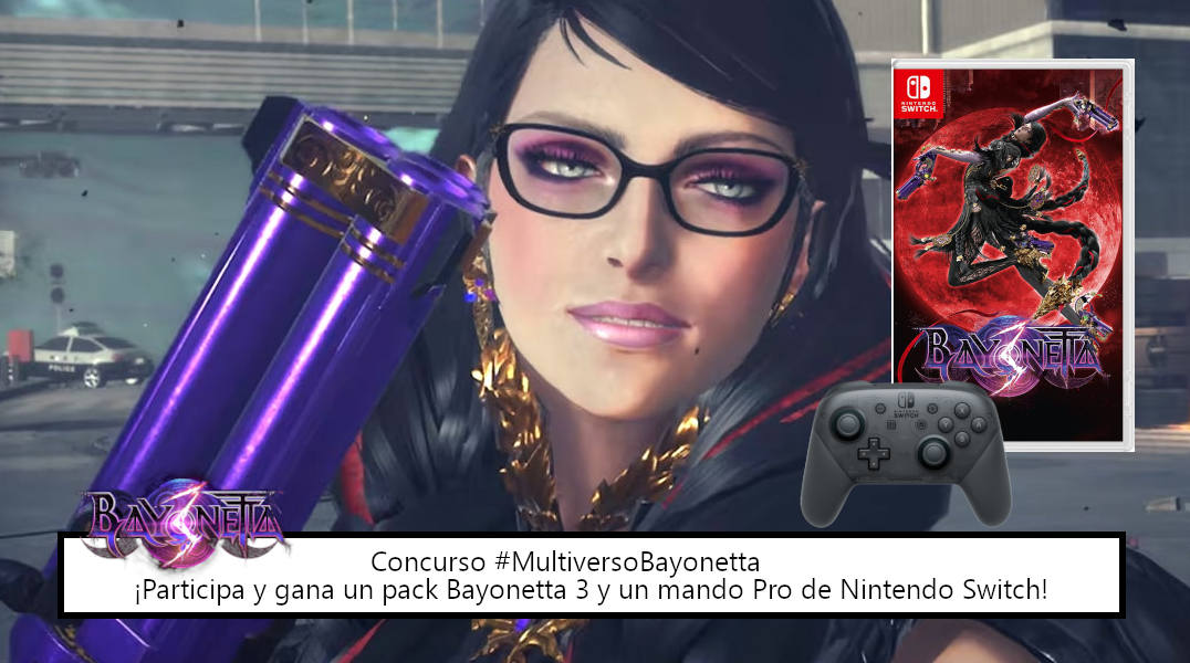 Sorteo: Regalamos Bayonetta 3 y un mando Pro con el concurso  #MultiversoBayonetta