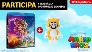 #PeliSuperMario: Ganadores de los tres packs de Super Mario Bros. La Película + Peluche de Mario Felino