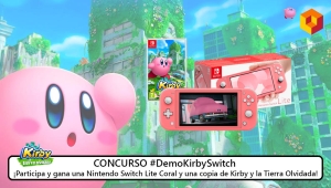 #DemoKirbySwitch: Ganador de una Switch Lite Coral y un Kirby y la Tierra Olvidada