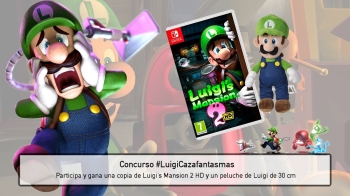 Ganador sorteo #LuigiCazafantasmas: gana un pack de Luigi’s Mansion 2 HD y un peluche de Luigi