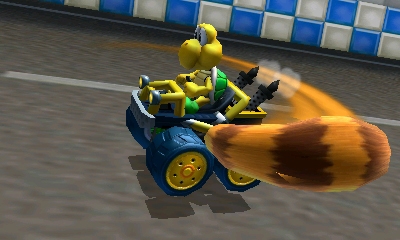 Mario Kart 7 tanooki
