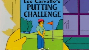 Los Simpson: Recrean el exclusivo juego de golf de la séptima temporada