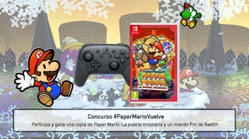 Sorteo #PaperMarioVuelve: gana una copia de Paper Mario y la Puerta Milenaria + mando Propara Nintendo Switch