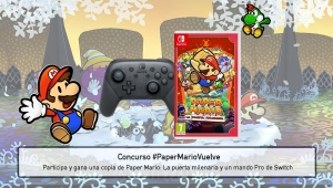 Sorteo #PaperMarioVuelve: gana una copia de Paper Mario y la Puerta Milenaria + mando Propara Nintendo Switch