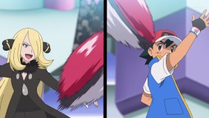 El combate entre Ash y Cintia finaliza; hito histórico en el anime de Pokémon