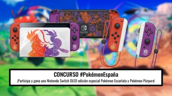 Ganador concurso #PokémonEspaña Nintendo Switch OLED edición especial Pokémon Escarlata y Pokémon Púrpura