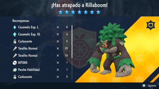 Este es el mejor Pokémon para derrotar a Rillaboom en el evento de Escarlata y Púrpura