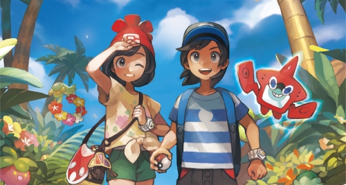 Artwork Oficial de Pokémon Sol y Luna