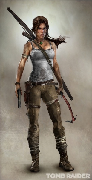 Lara Croft cuerpo entero