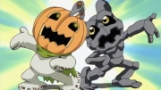 Pumpkinmon y Gotsumon. Dos Digimon de Shibuya