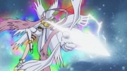 El ataque de los Digimon perfectos. La radiante Angewomon