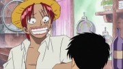 ¡El pasado de Luffy! ¡Aparece Akagami Shanks!