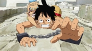 ¡Escalar! ¡El desesperado intento de Luffy por escapar!
