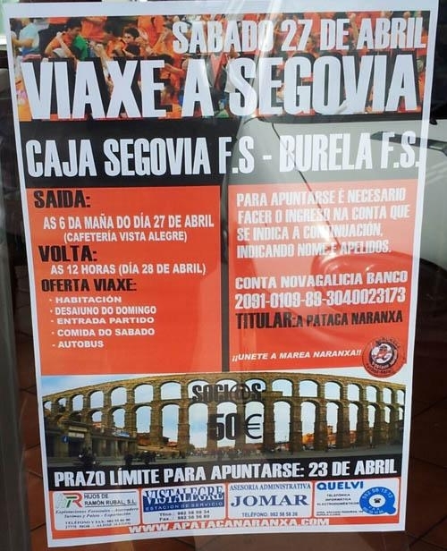 A Pataca Naranxa también estará en Segovia
