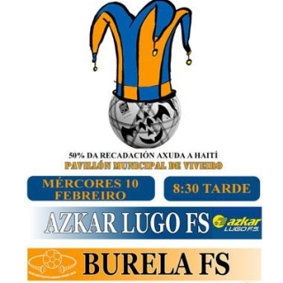 El Burela FS se medirá al Azkar en el I Trofeo Entroido de Viveiro (miércoles 10, 20.30 horas)