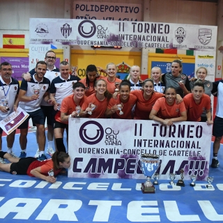 EL CD Burela FS se alza con la victoria en el II Torneo de Ourensanía-Concello de Cartelle
