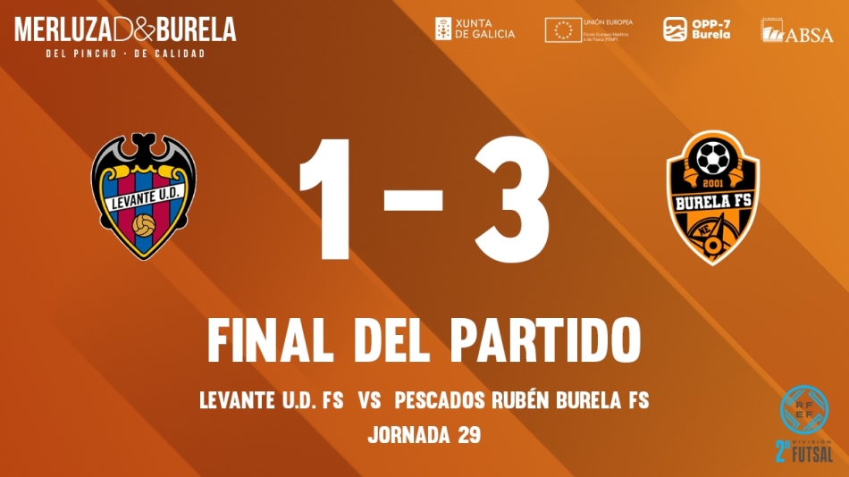 El Pescados Rubén Burela FS encamina los playoff con buenas sensaciones (1-3)