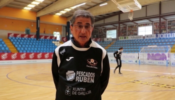 Presentación de Sito Rivera como nuevo entrenador del Pescados Rubén Burela masculino
