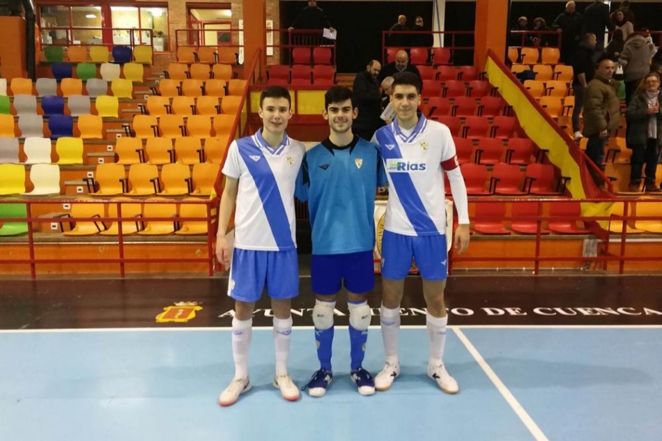 Luismi, Pitero e Nito, moi activos na clasificación de Galicia Sub-19 para a final do Nacional
