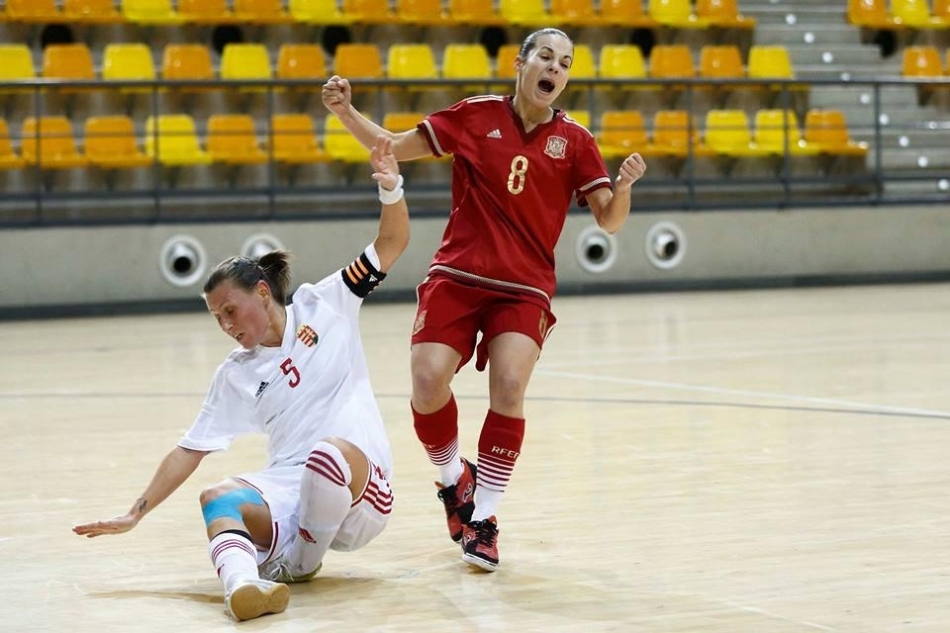 Peque, campeona con España