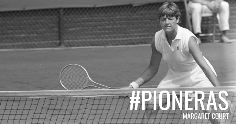 #Pioneras: Margaret Court, la tenista más laureada en la pista