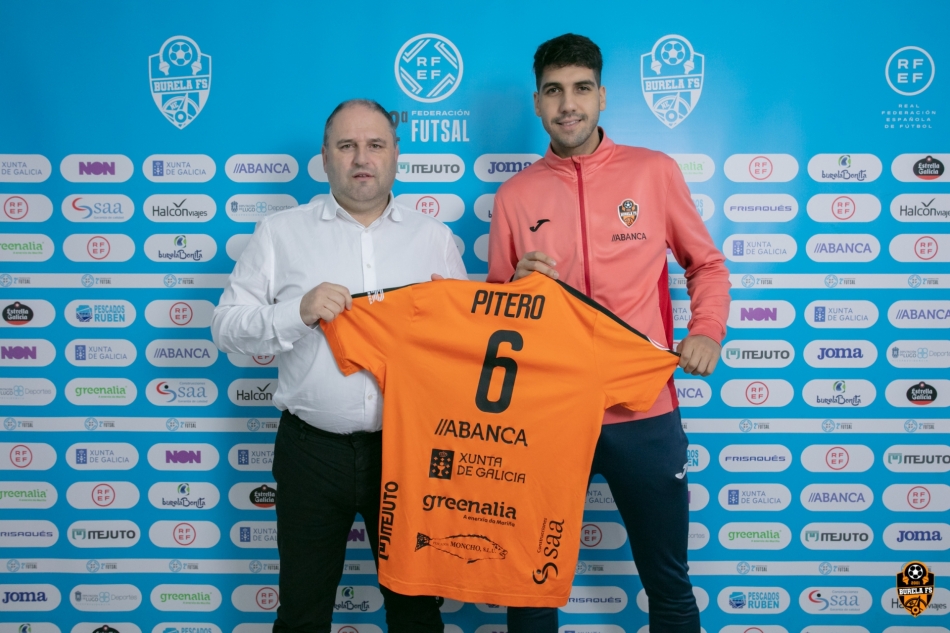 Pitero continuará las dos próximas temporadas en la plantilla del Pescados Rubén Burela FS