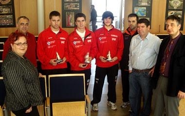 Recepción oficial para os campións de España Sub-20 no concello de Burela