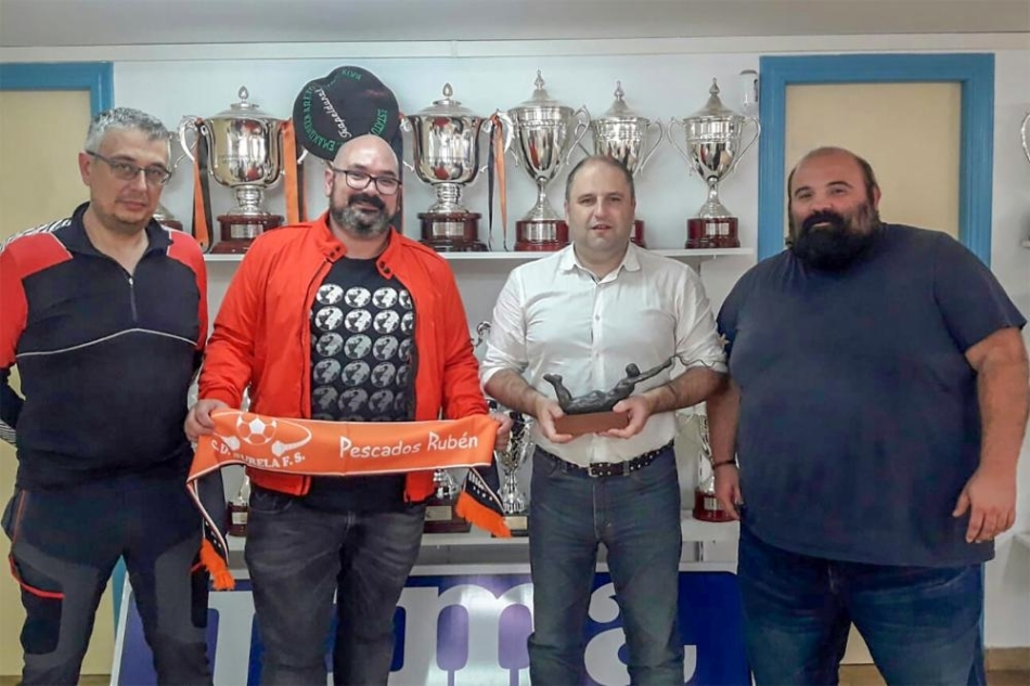 Reunión del diputado de Deportes con el Pescados Rubén en Burela