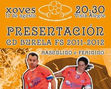 Vista Alegre da la bienvenida al CD Burela FS 2011-12