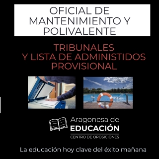 OPOSICIONES OFICIAL MANTENIMIENTO Y POLIVALENTE INSTALACIONES DEPORTIVAS