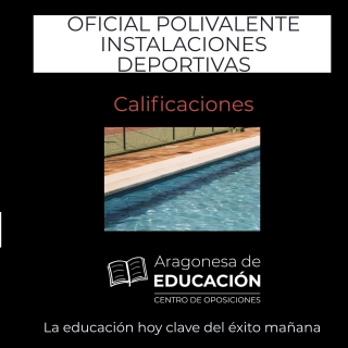 OPOSICIONES OFICIAL POLIVALENTE DE INSTALACIONES DEPORTIVAS