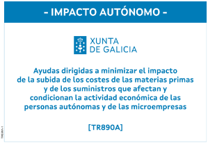 Logo Ayudas Impacto Autónomo de la Xunta de Galicia