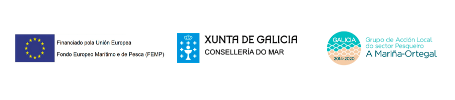 Logos Unión Europea, Xunta de Galicia y A Mariña-Ortegal