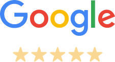 Logo de google con estrellas