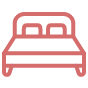 Icono de cama doble