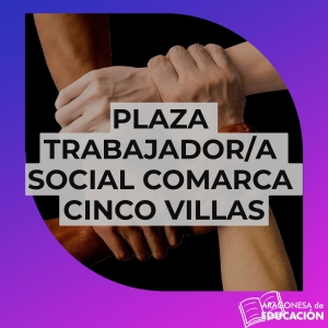 Plaza trabajador/a social Comarca Cinco Villas
