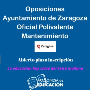 PRESENTACIÓN DE INSTANCIAS OPOSICIONES OFICIAL DE MANTENIMIENTO Y POLIVALENTE DE INSTALACIONES DEPORTIVAS