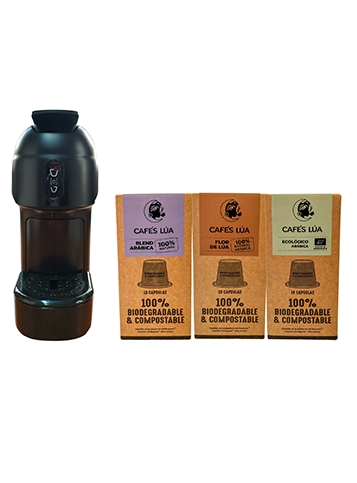 Italcoffe - Cafetera italiana de alta calidad para cápsulas compatibles con  Nespresso, cafetera de una sola porción botones programables para cápsulas