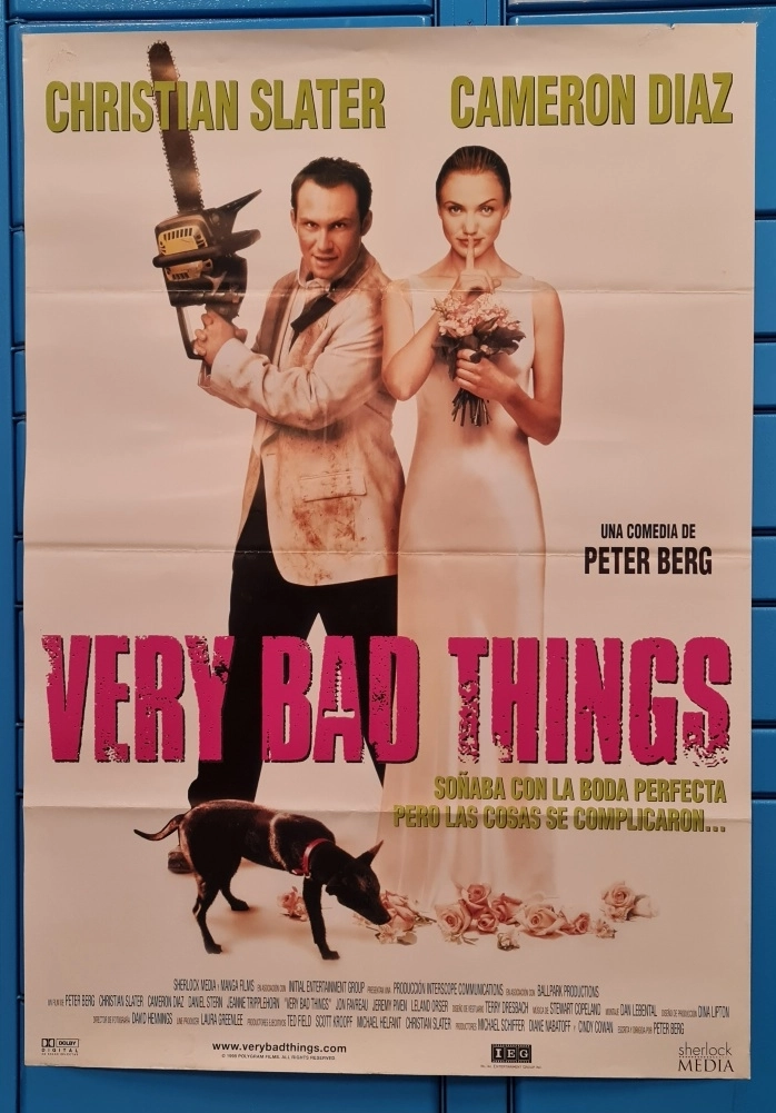 Original 1998 VERY BAD THINGS Peter Berg Movie PoSTER 27x40