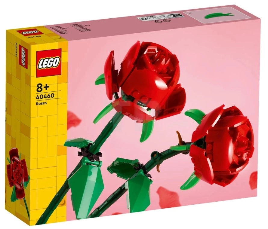 Rosas rojas tipo Lego de segunda mano por 3,5 EUR en Madrid en WALLAPOP